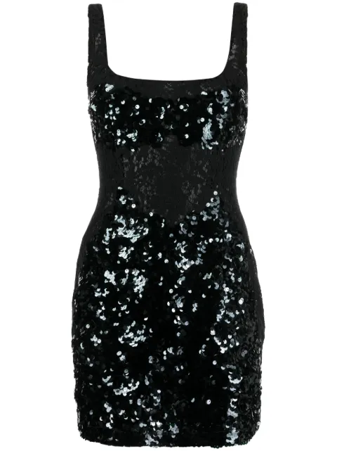 Cynthia Rowley vestido corto con lentejuelas