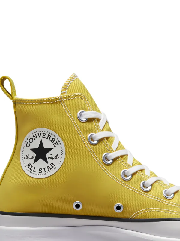 Converse Run Star Hike Platform Sneakers Yellow FARFETCH JO