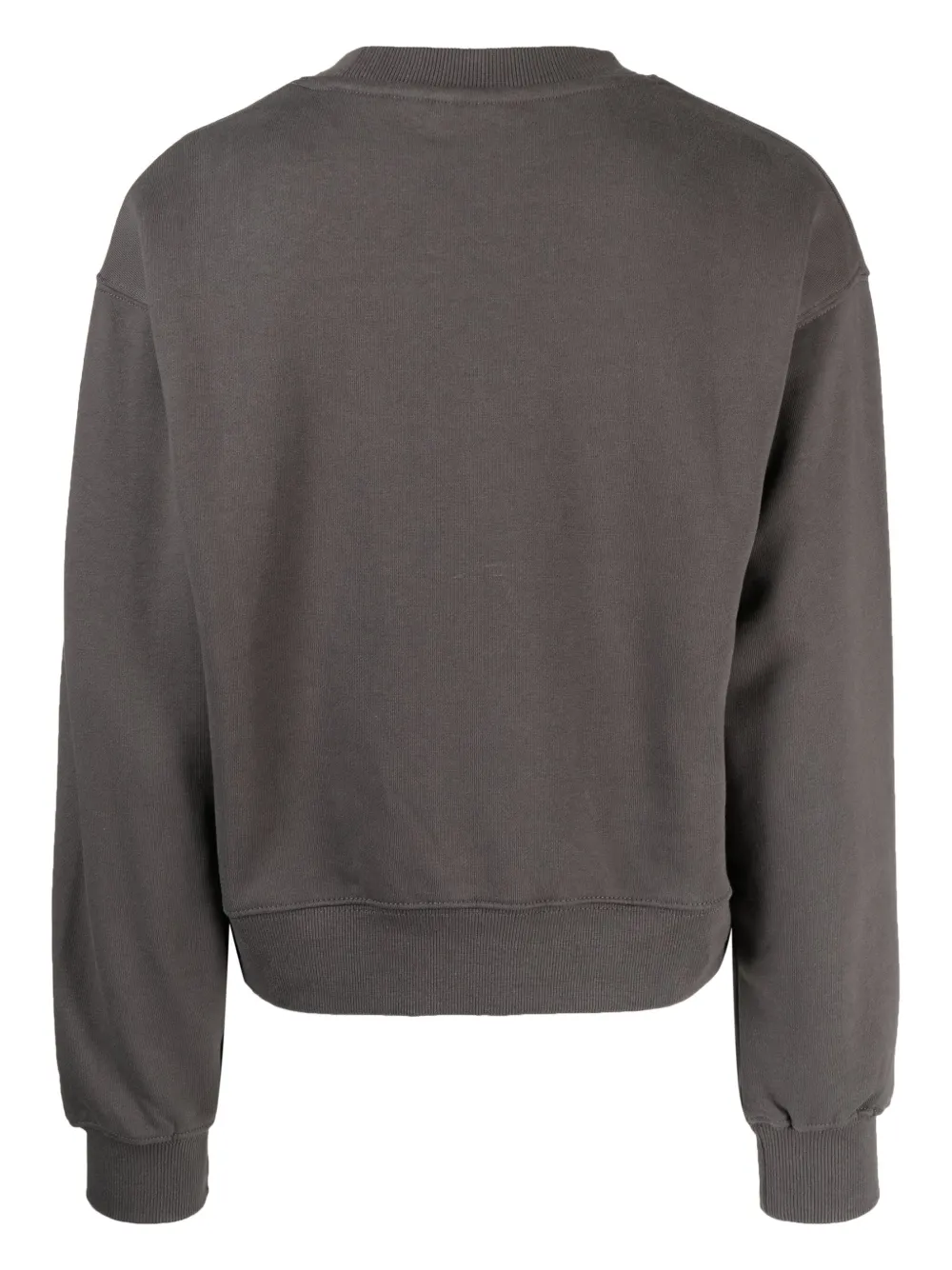 CHOCOOLATE Cropped sweater met print - Grijs