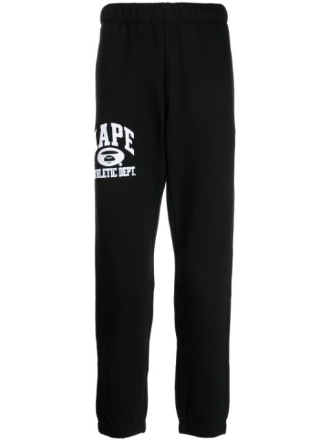 AAPE BY *A BATHING APE logo-print cotton blend track pants Men