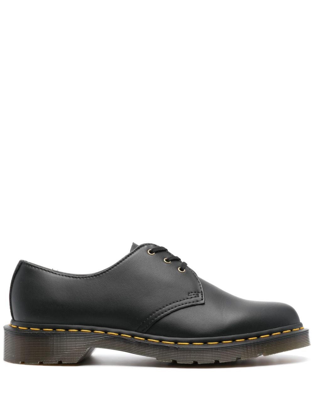Shop Dr. Martens' Felix Contrast-stitching Derby Shoes In Black