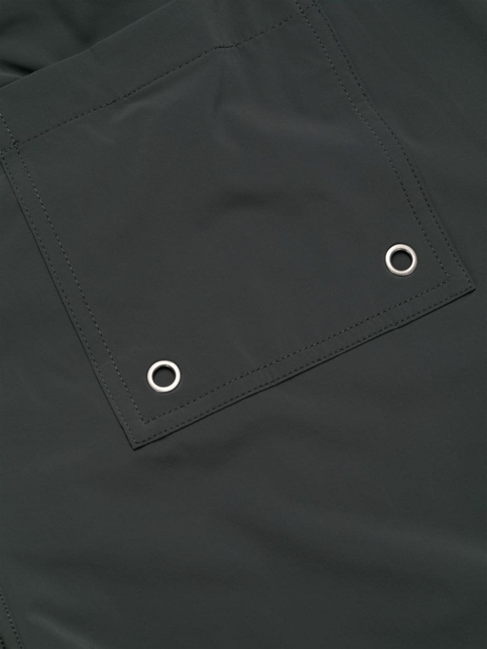 Shop James Perse Contrasting-trim Drawstring Swim Shorts In Grey
