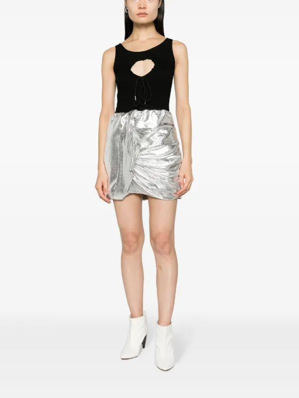【送料&関税込】IRO Alipa Skirt In Silver Polyester IRO Alipa Skirt In Silver Polyester | italist