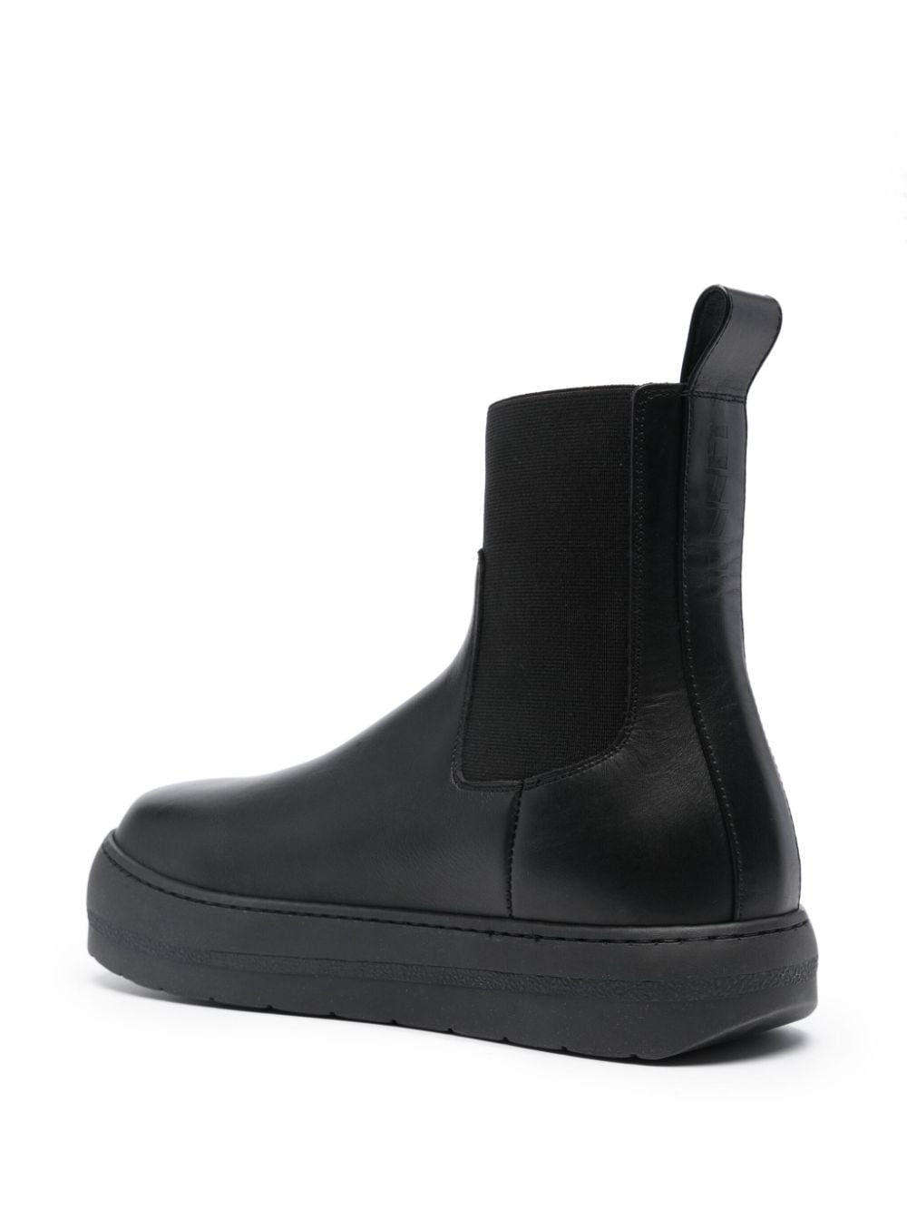 Shop Sunnei Dreamy Leather Ankle Boots In Black