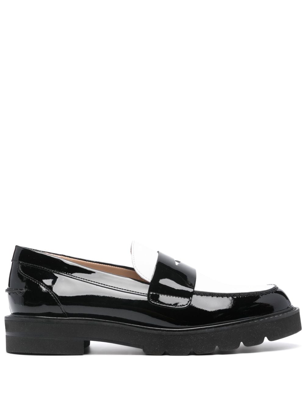 Image 1 of Stuart Weitzman Palmer leather loafers