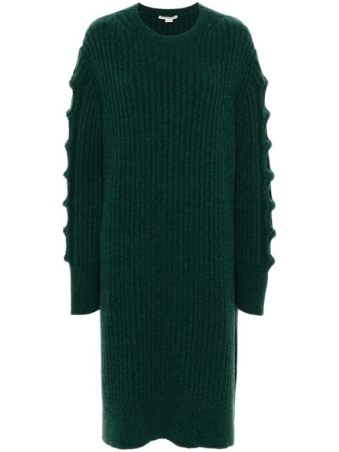 Stella McCartney round-neck midi knitted dress Women