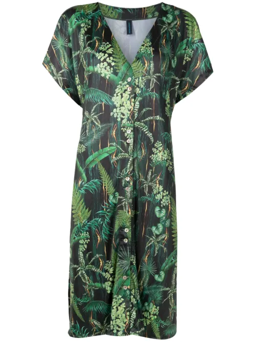 Robe mi-longue Artemis à imprimé graphique - Lygia & Nanny - Modalova