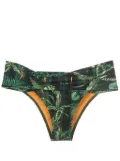 Lygia & Nanny Jasper leaf-print bikini bottoms - Green
