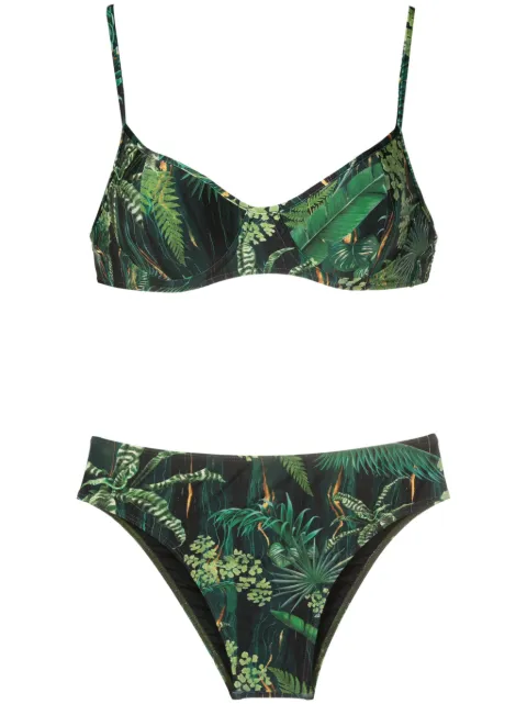 Lygia & Nanny bikini Lilica con hojas estampadas