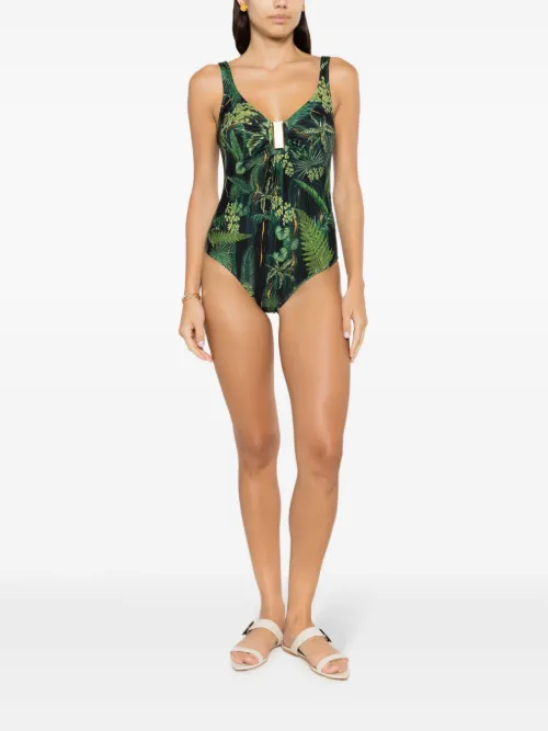 Maillot de bain Mirassol à imprimé végétal - Lygia & Nanny - Modalova