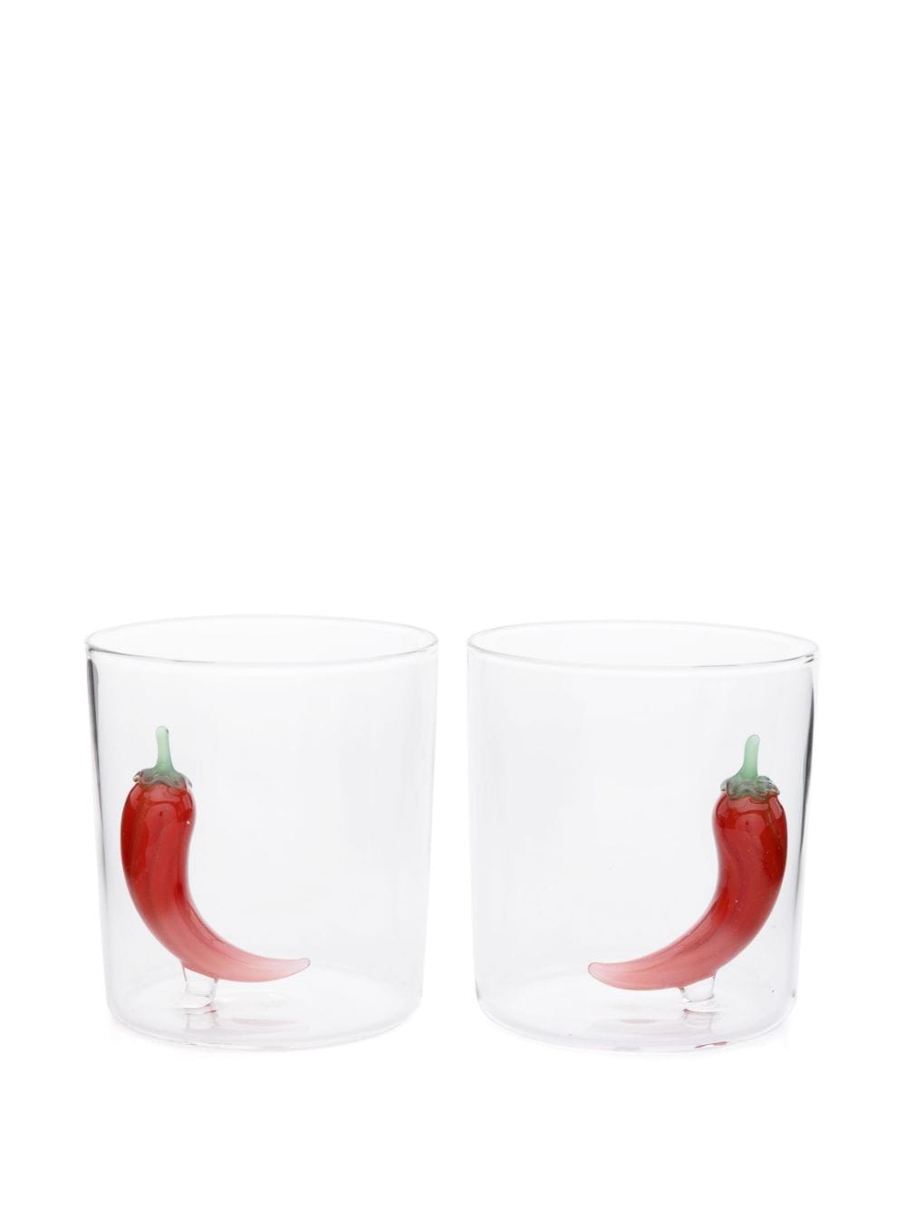 Shop Maison Balzac X Browns Picante Cocktail Glasses (set Of Two) In Red