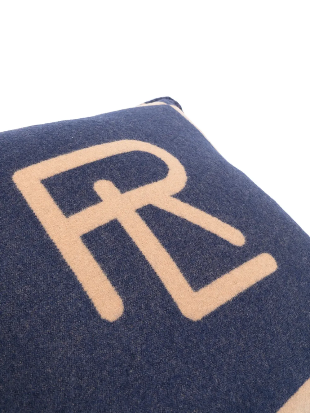 Shop Polo Ralph Lauren Northam Wool Cushion In Brown