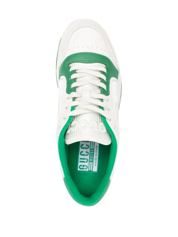Gucci Mac80 Leather Sneakers | White | FARFETCH