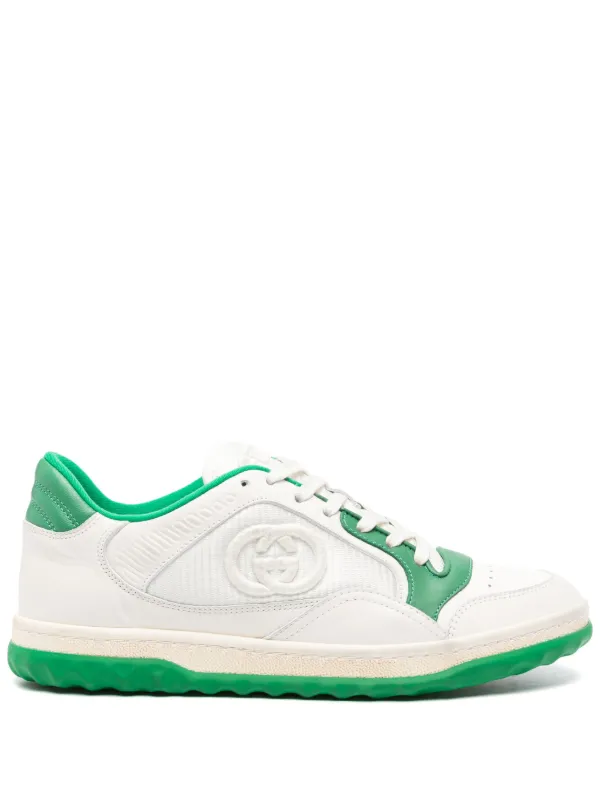 Gucci Mac80 leather sneakers women Calf Leather Fabric Rubber 37 White