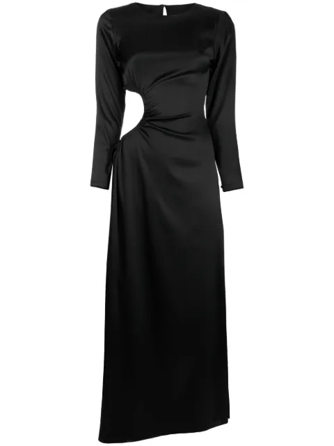 Cynthia Rowley vestido largo de seda Striking