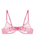 Fleur Du Mal Le Stretch lace demi bra - Pink