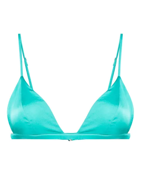 Fleur Du Mal Luxe triangle bra