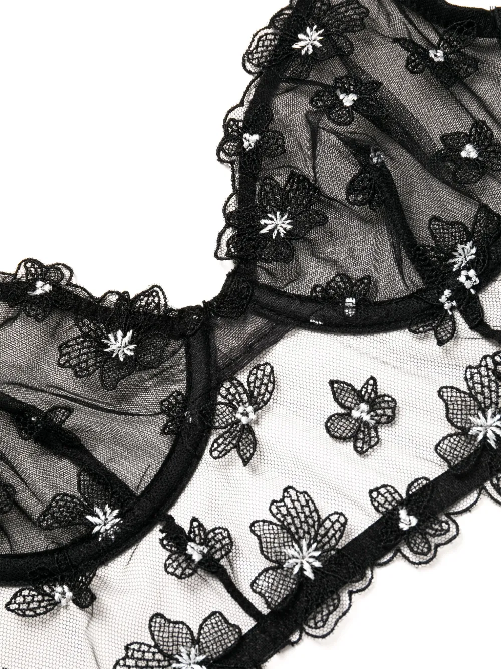 Fleur Du Mal Bralette Petal con ricamo | Reggiseni | Image 3