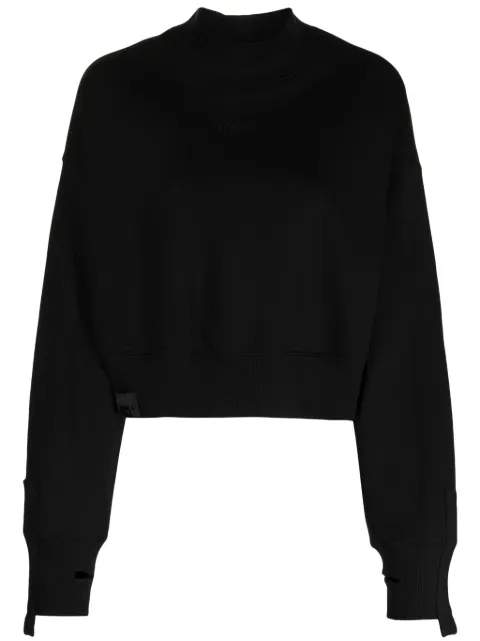 izzue logo-patch jersey sweatshirt