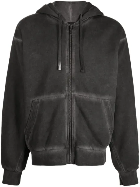 izzue fleece hooded jacket