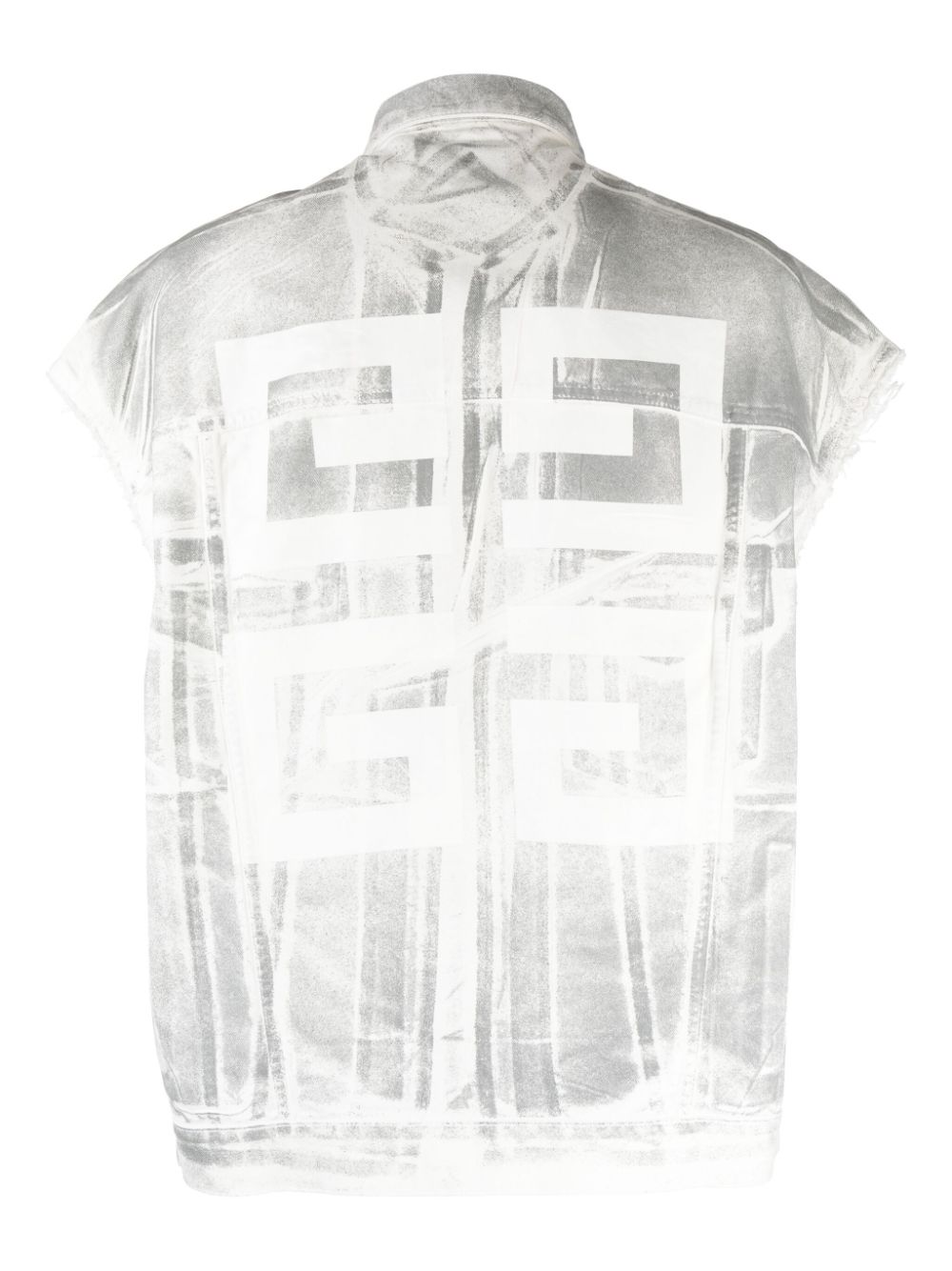 Givenchy Denim gilet met print - Grijs