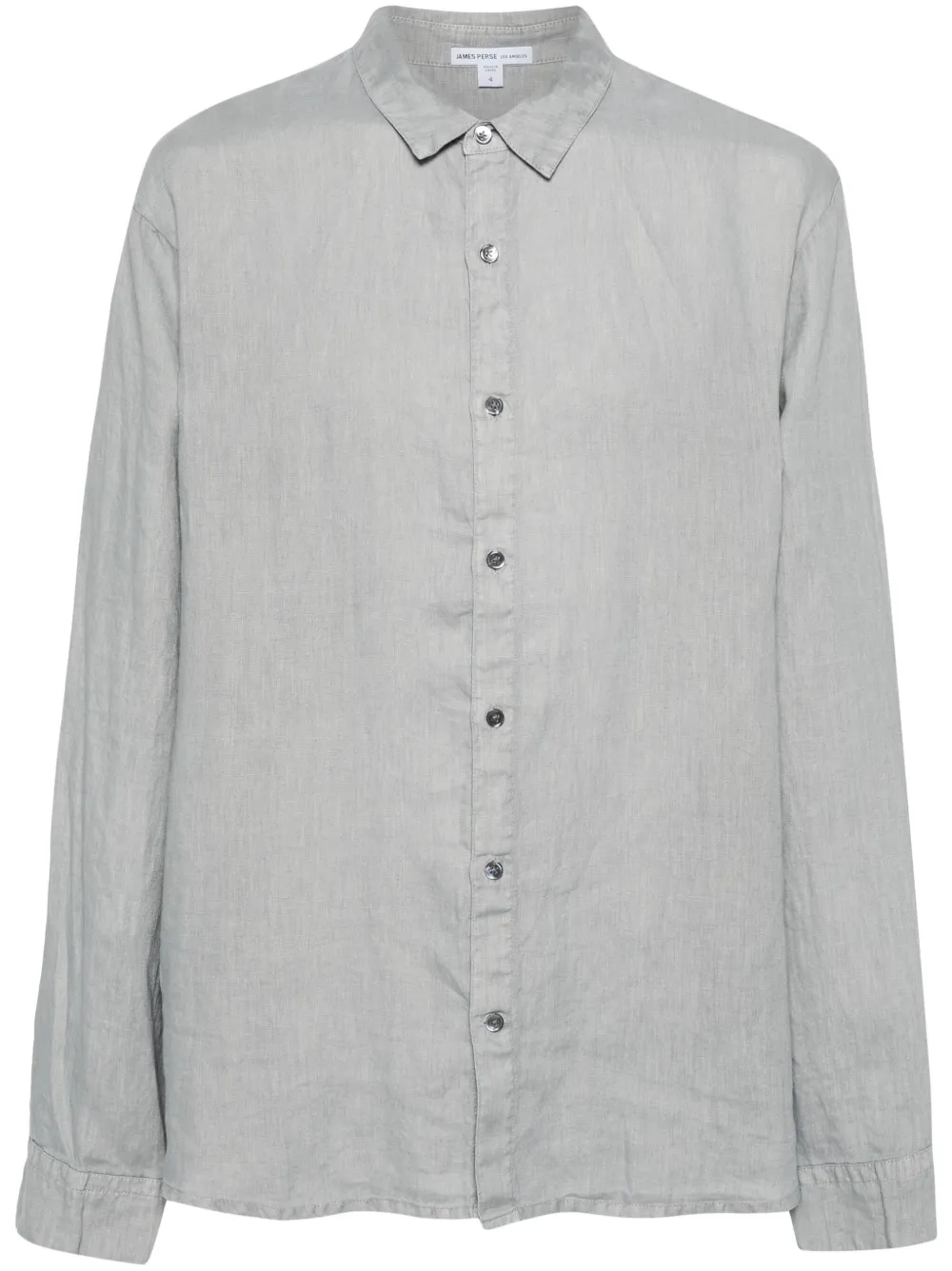 JAMES PERSE LONG-SLEEVE LINEN SHIRT