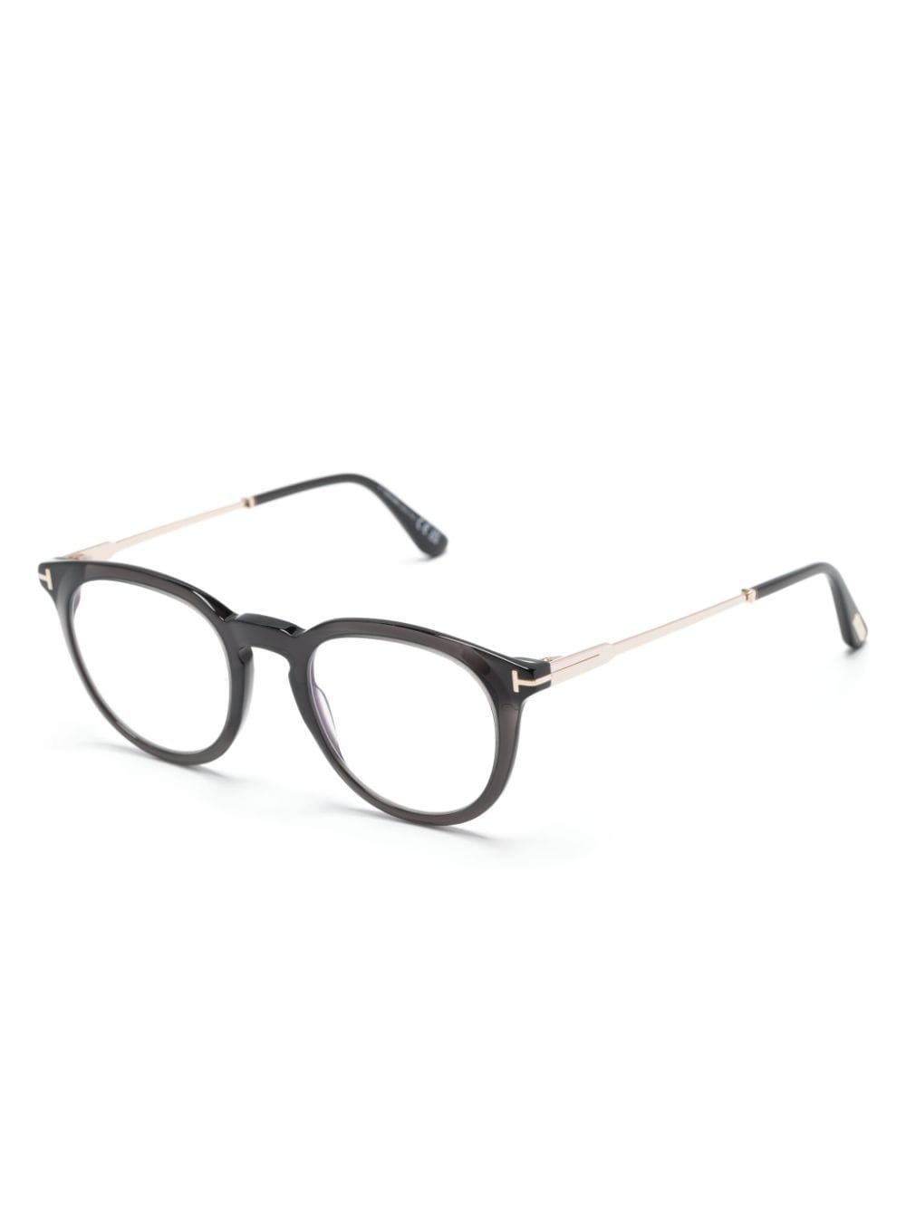 TOM FORD Eyewear Bril met rond montuur - Zwart