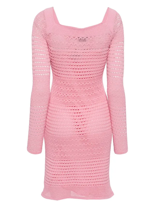 oversized long knit dress Knitted Oversized Dress With Slit  Jade Cropper
