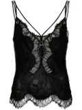 TOM FORD Chantilly-lace slip top - Black