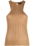 TOM FORD metallic sleeveless top - Gold