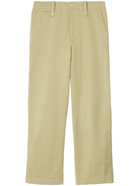 Burberry wide-leg cotton trousers Men