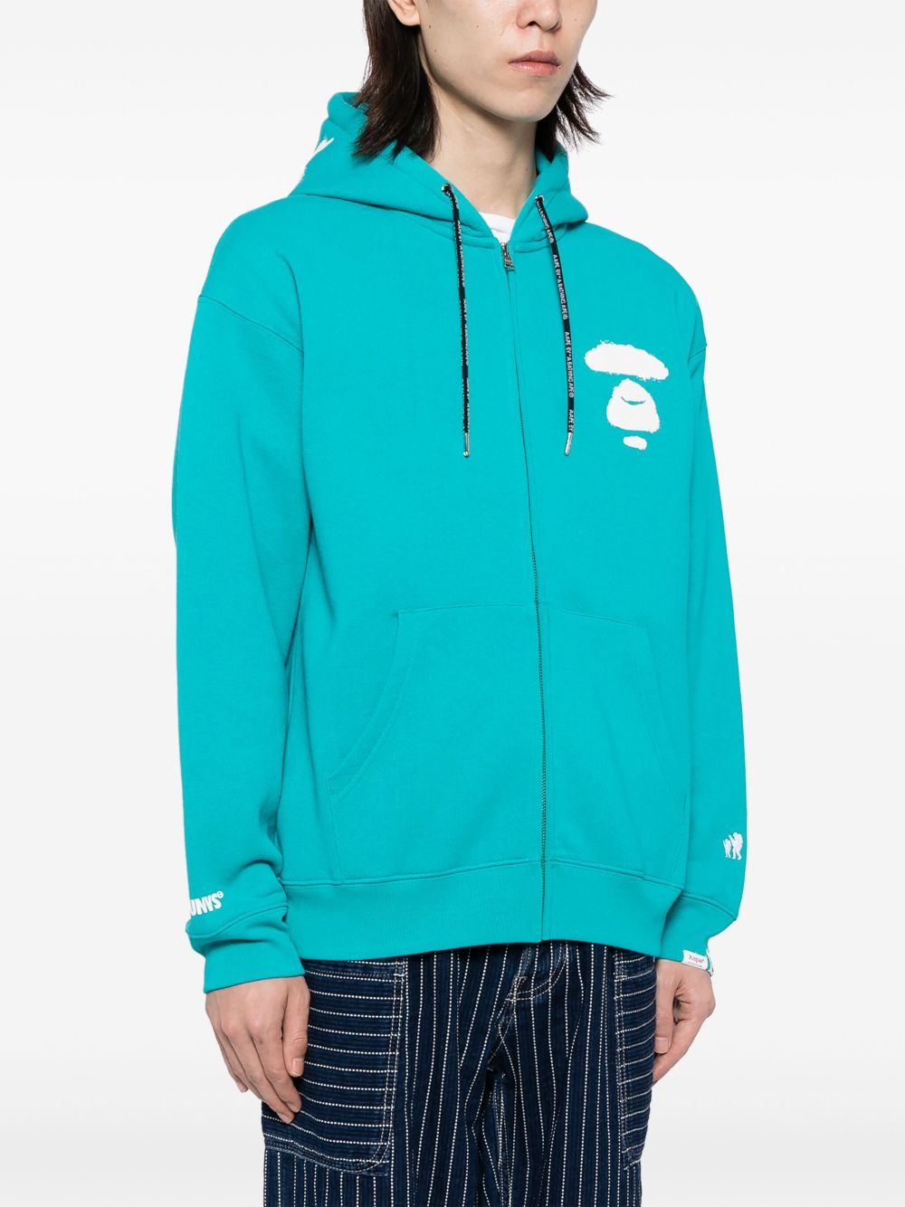 AAPE BY *A BATHING APE graphic-print hooded jacket Men