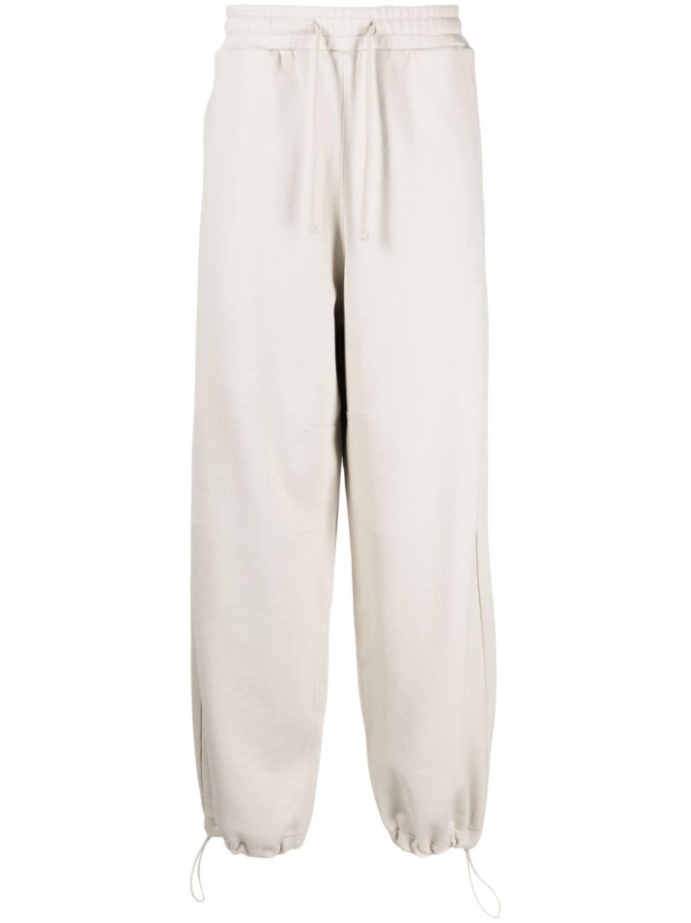 Five Cm Logo-appliqué Cotton Track Pants In White