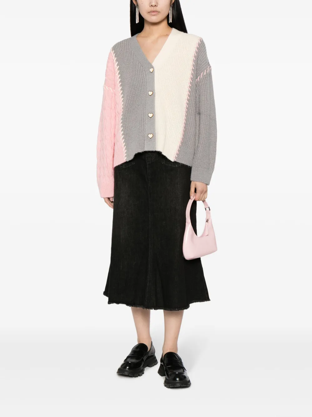 b+ab Vest met colourblocking - Veelkleurig