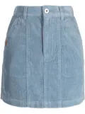 CHOCOOLATE A-line corduroy mini skirt - Blue