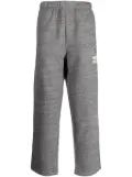 CHOCOOLATE logo-appliqué jersey-texture track pants - Grey