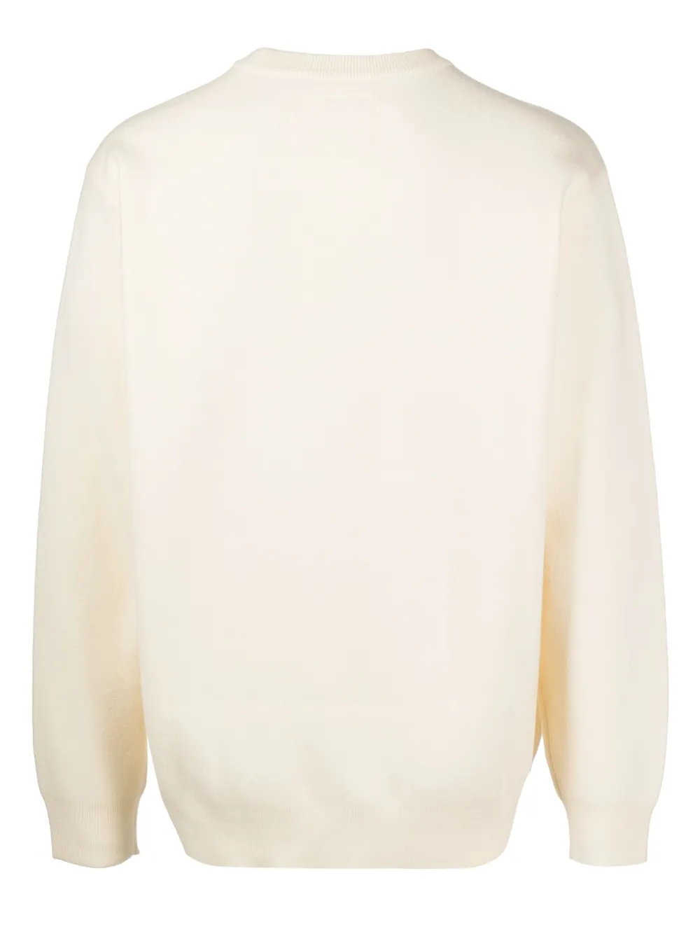 Shop Izzue Patch-detail Crew-neck Sweatshirt In Nude