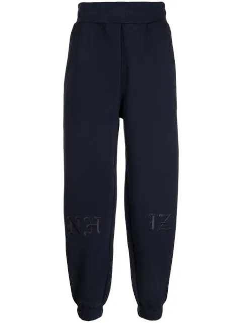 izzue logo-embroidered track pants