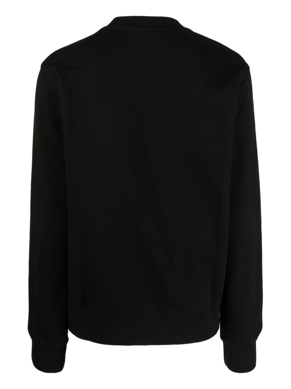 CHOCOOLATE Katoenen sweater met logopatch Zwart