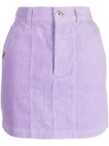 CHOCOOLATE A-line corduroy mini skirt - Purple