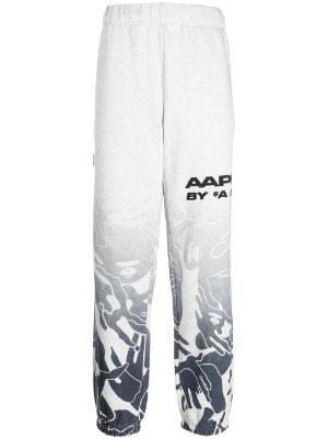 A BATHING APE® graphic-print Joggers - Farfetch