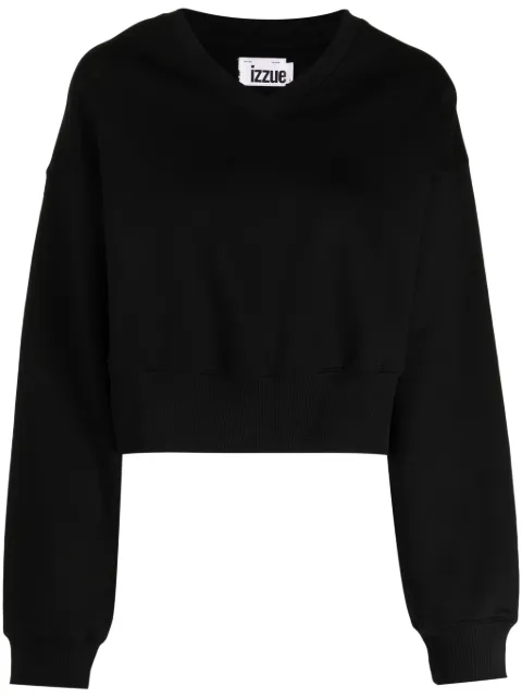 izzue sudadera con detalles de strass