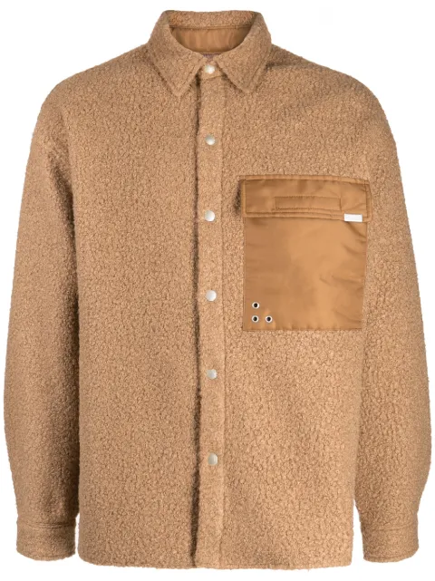 izzue sobrecamisa con cuello italiano