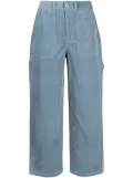 CHOCOOLATE corduroy straight-leg trousers - Blue