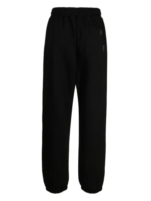 izzue logo-print tapered track pants