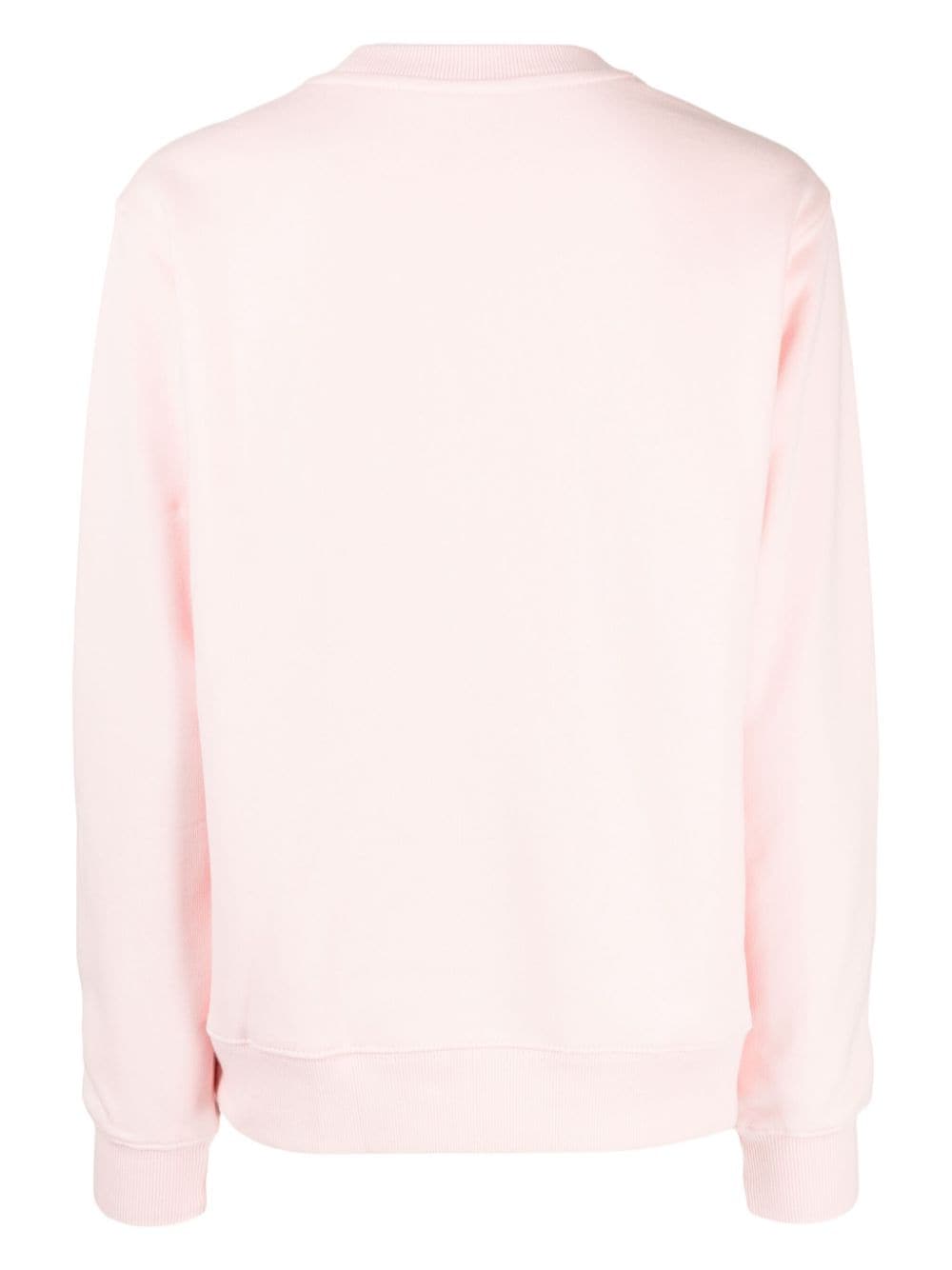 CHOCOOLATE Katoenen sweater met logopatch Roze