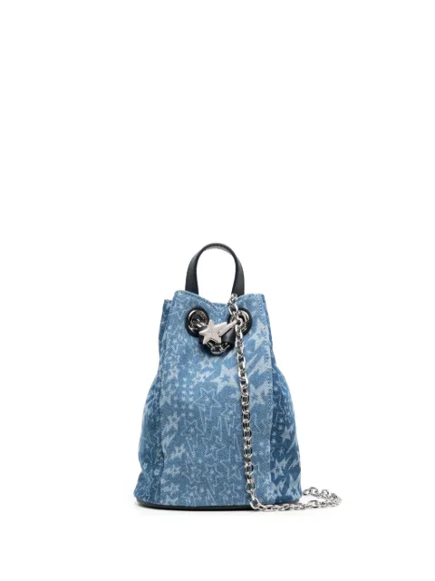 BAPY BY *A BATHING APE® logo-print denim bucket bag