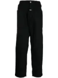 AAPE BY *A BATHING APE® logo-appliqué cotton jeans - Black