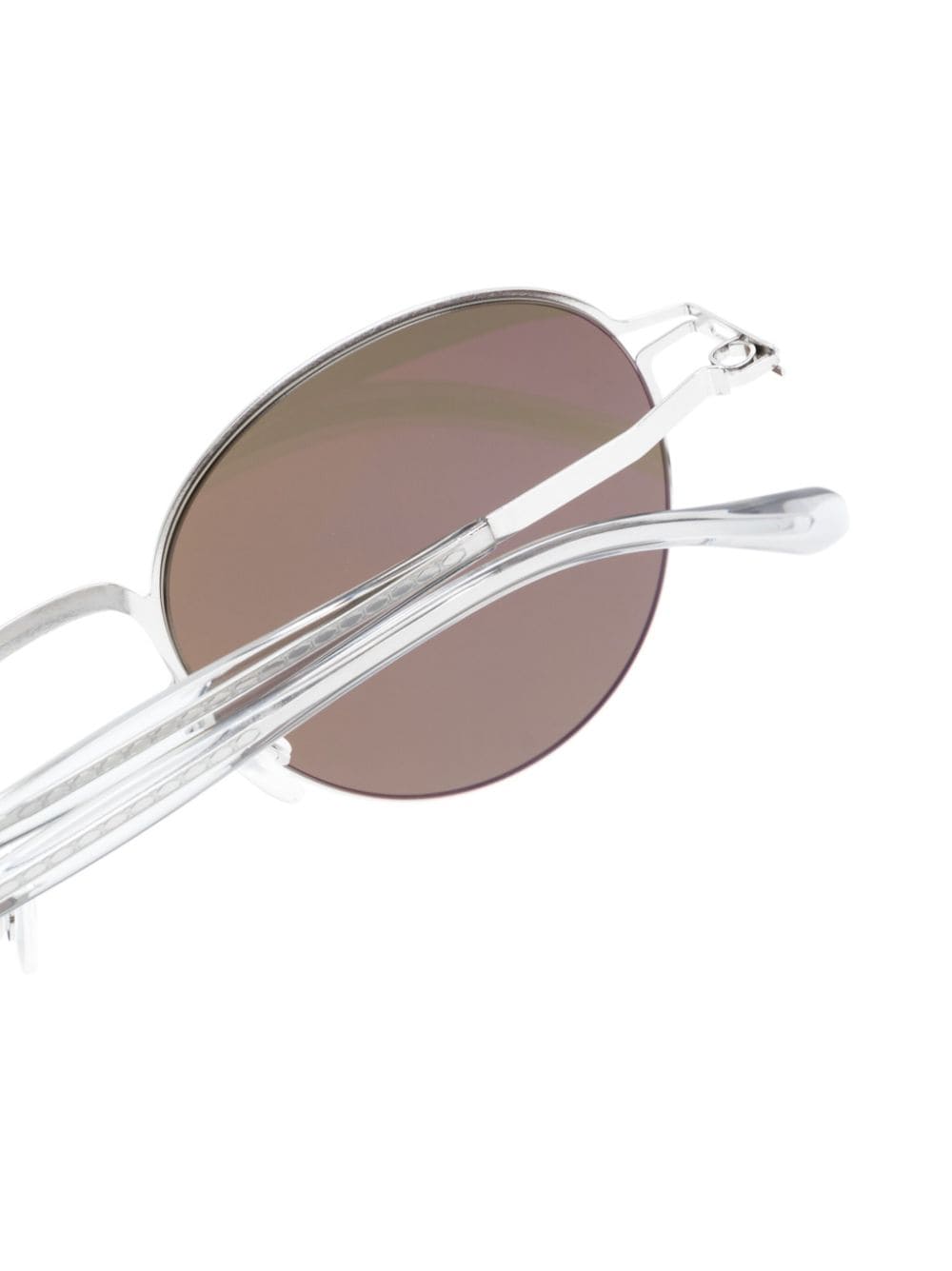 Shop Mykita Tate Round-frame Sunglasses In Grey