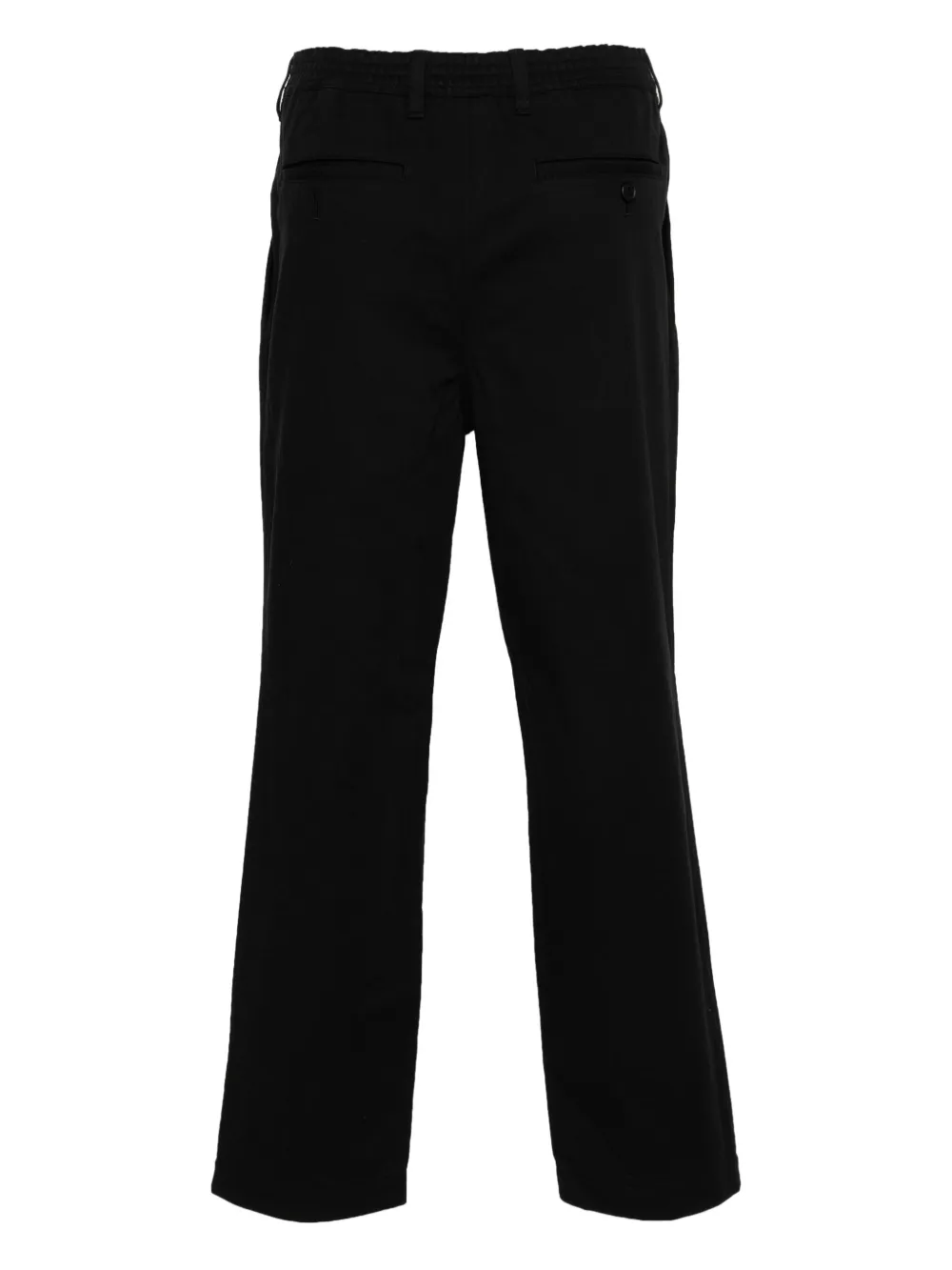 Comme Des Garçons Homme straight-leg cotton trousers - Zwart